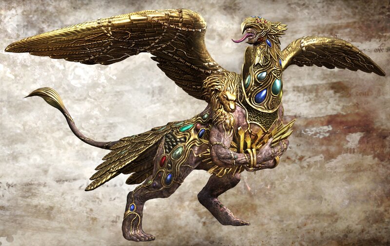 Golden Griffin Creature — Gold