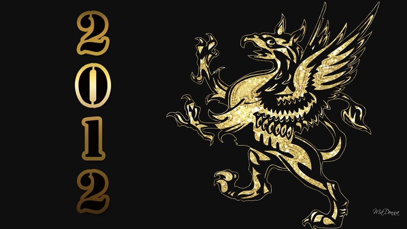 Golden Griffin Illustration