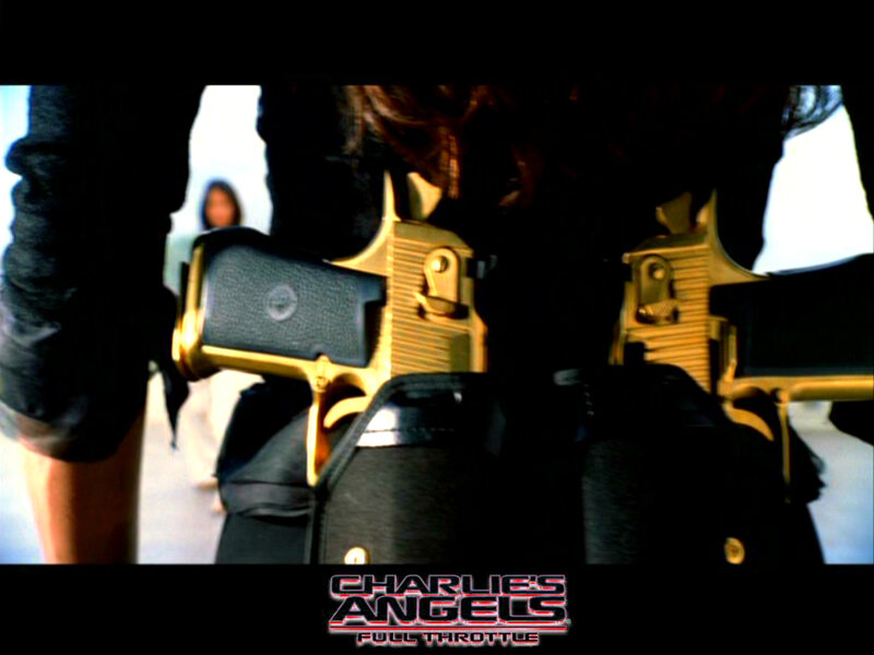 golden guns in charlie's angels