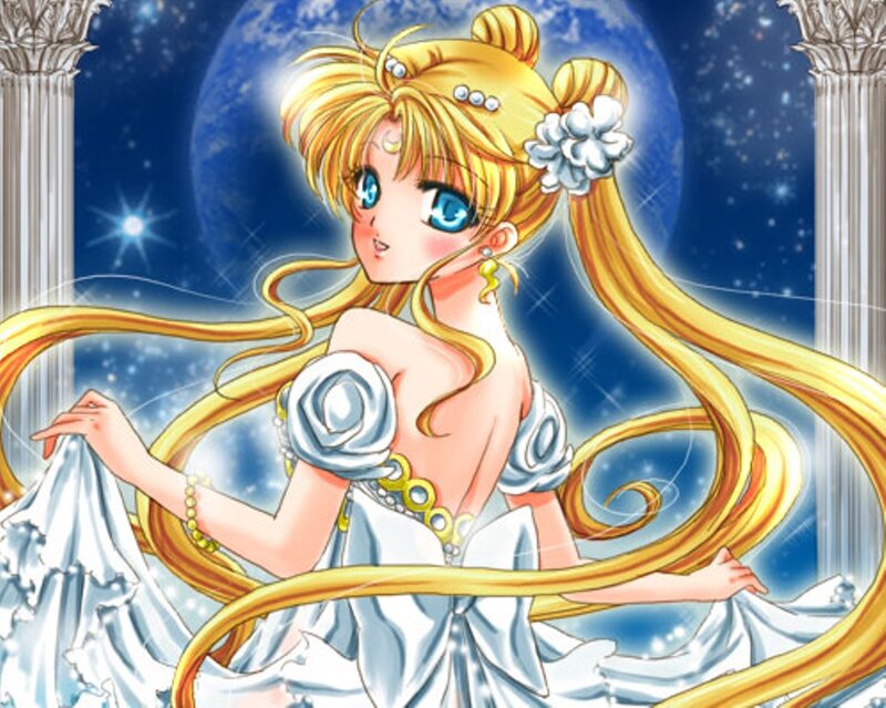 Golden-haired Anime Girl