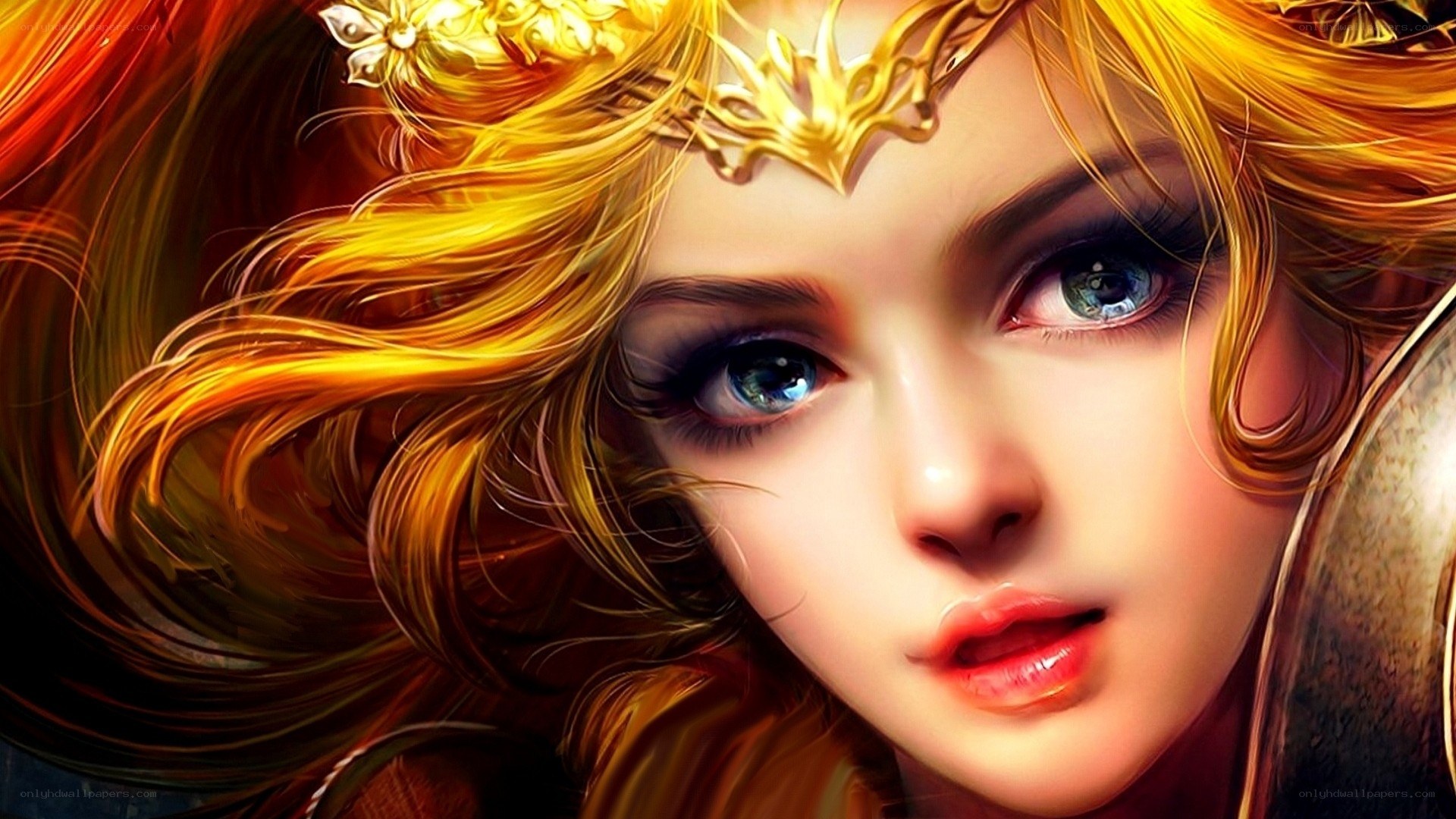 golden-haired fantasy queen