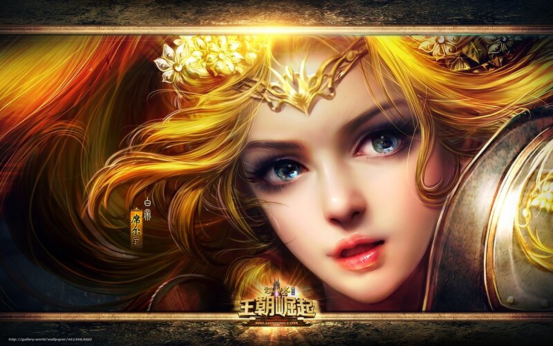 golden-haired fantasy queen