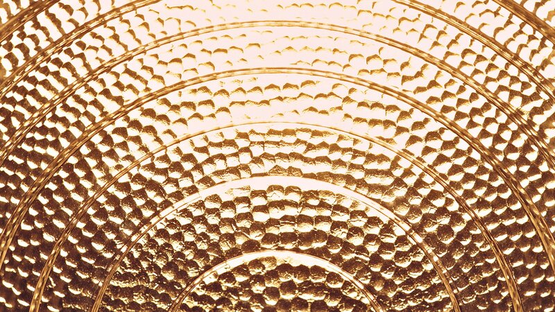 golden hammered glass texture