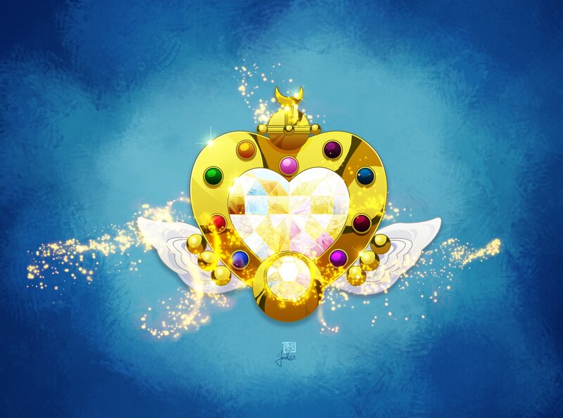 Golden Heart Amulet