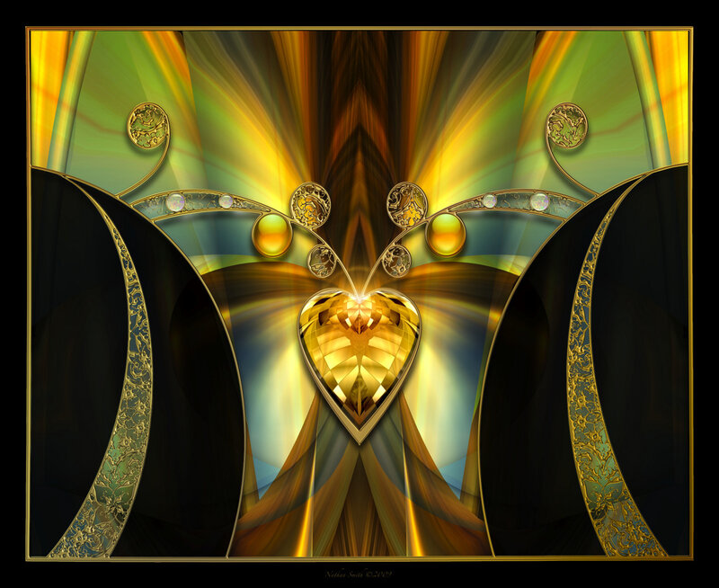 Golden Heart Artwork