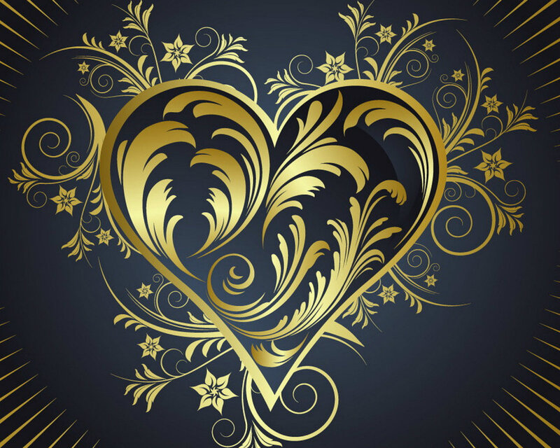 Golden Heart Design — Gold