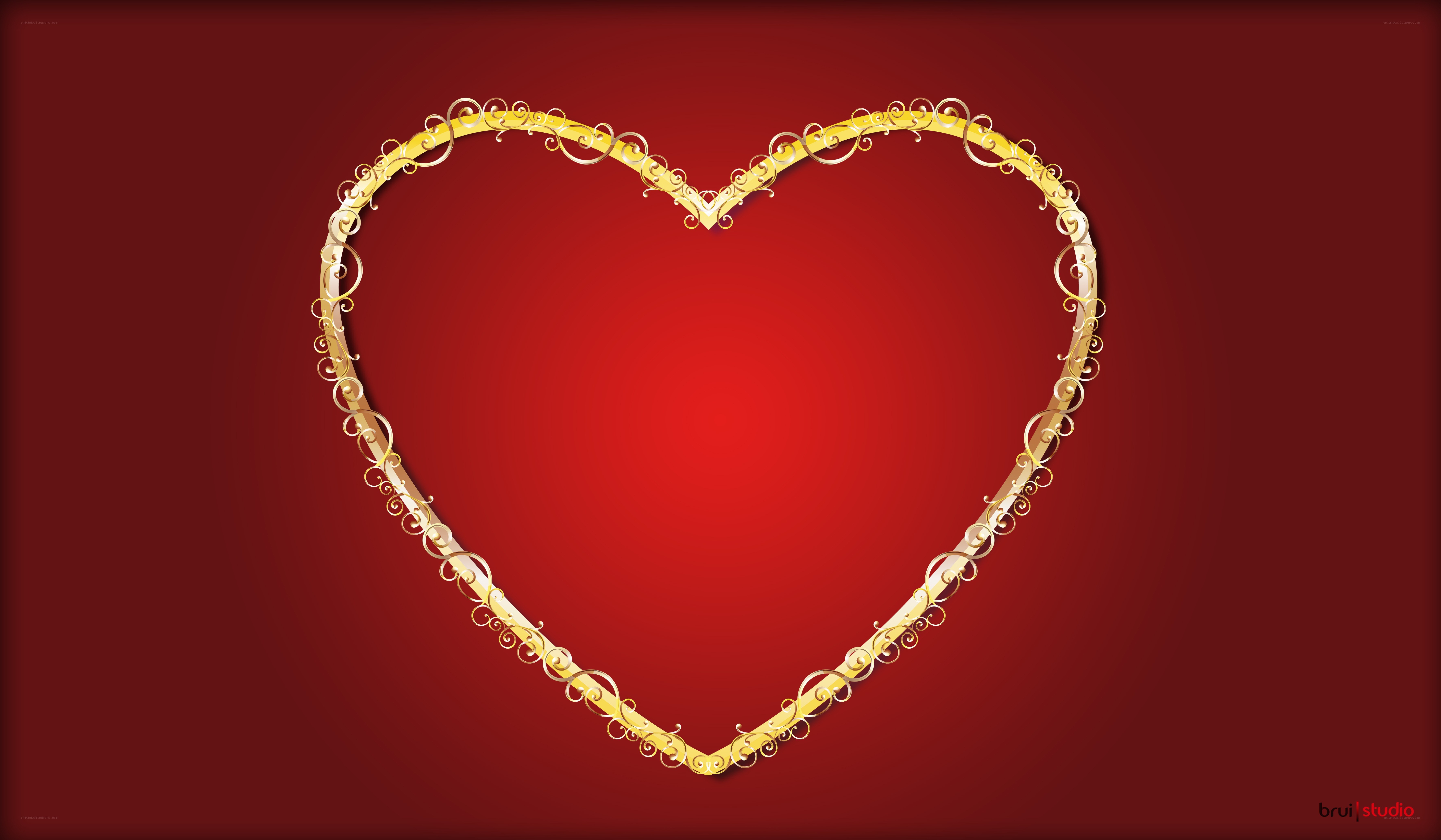 golden heart frame