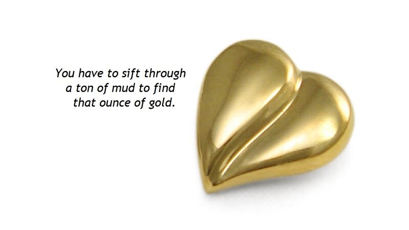 Golden Heart Shape — Gold