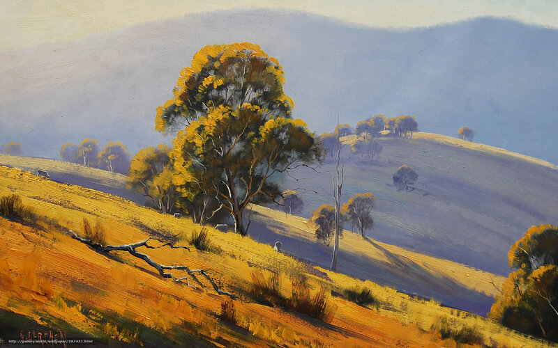 Golden Hills Landscape
