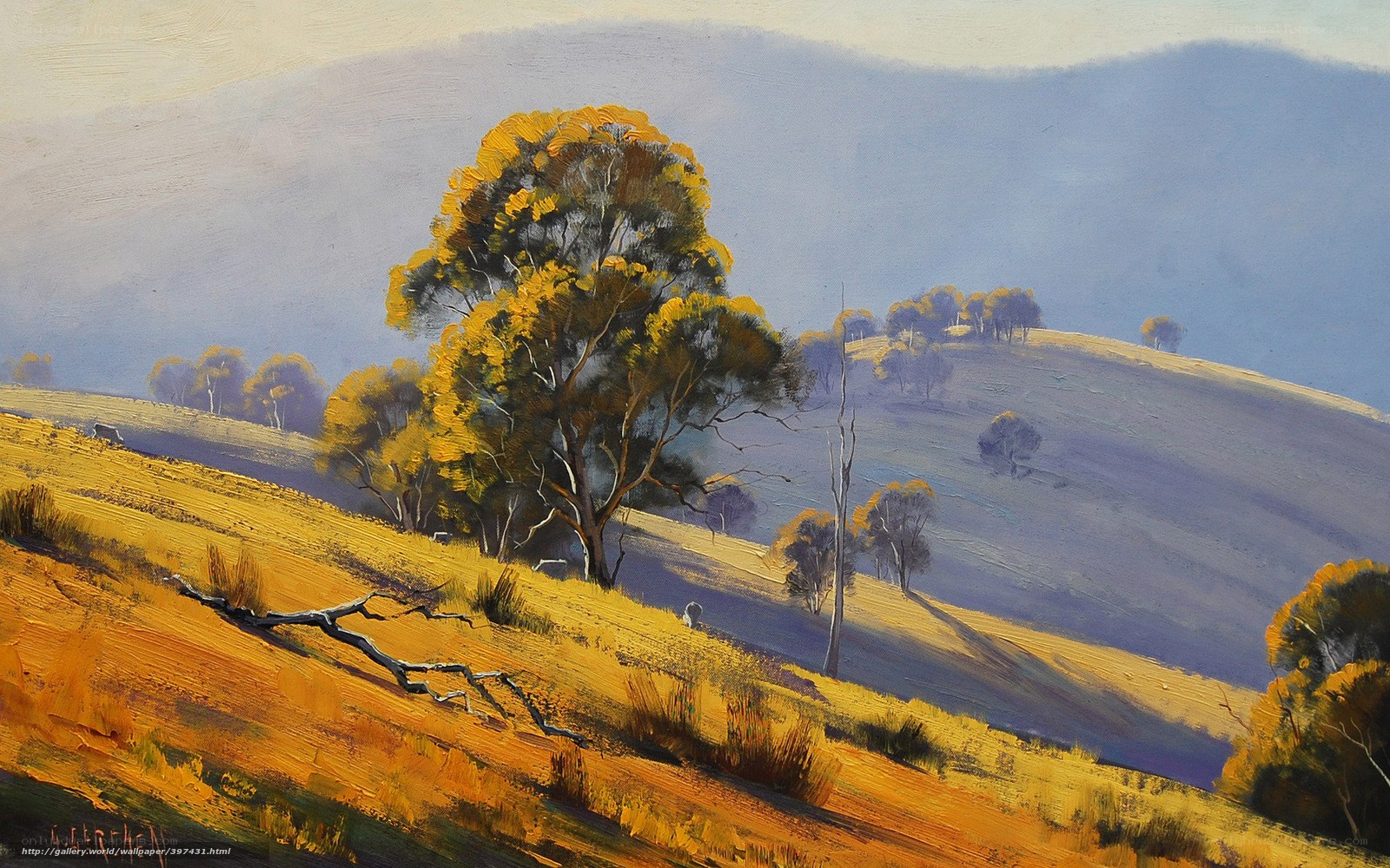 Golden Hills Landscape