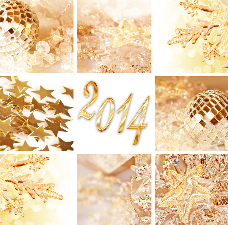 Golden Holiday Decorations — Gold