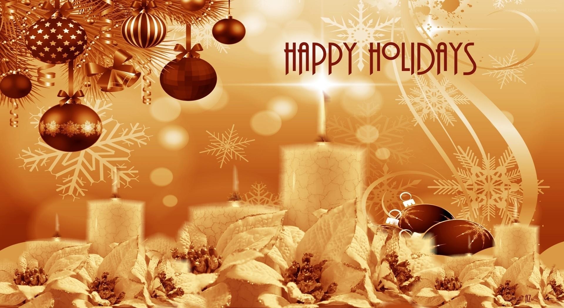 golden holiday greeting