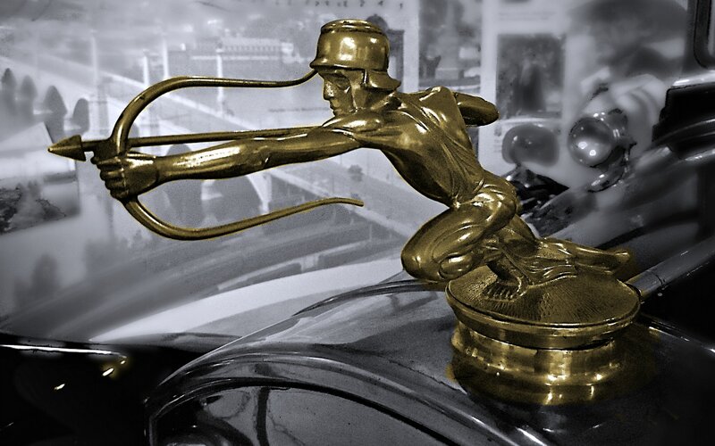 Golden Hood Ornament