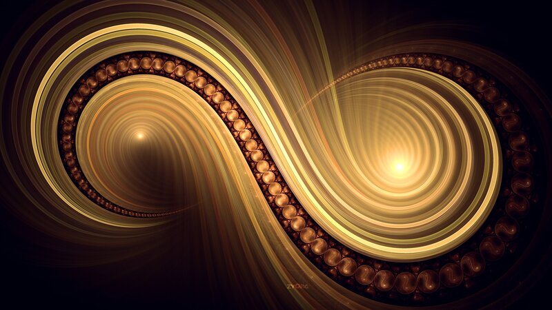 Golden Infinity Symbol