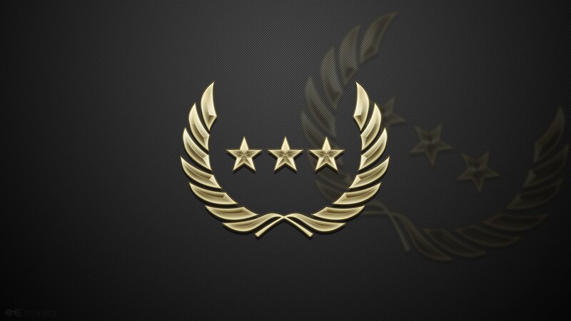 Golden Laurel Wreath — Gold, Dramatic