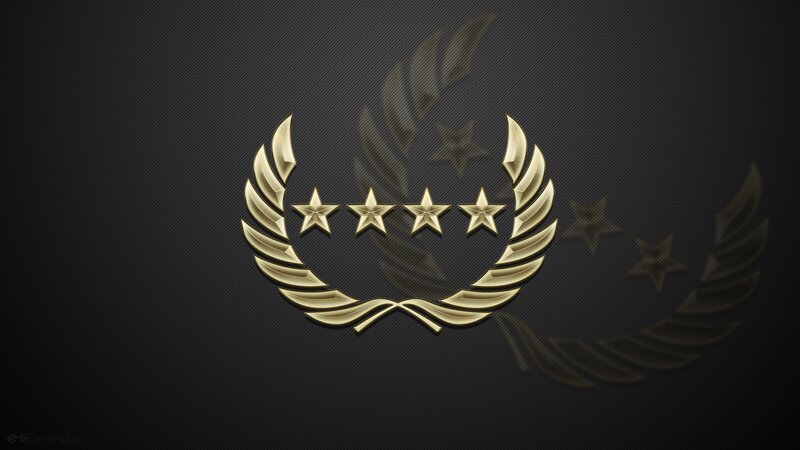 Golden Laurel Wreath — Gold