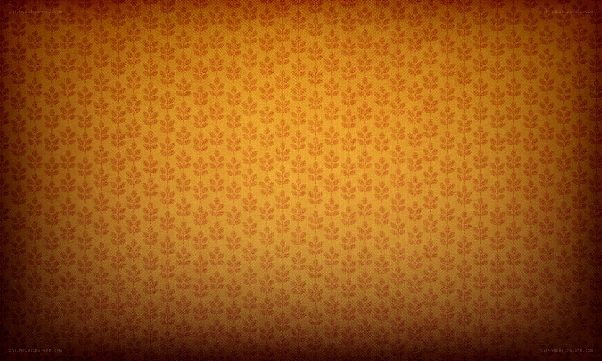 golden leaf pattern background