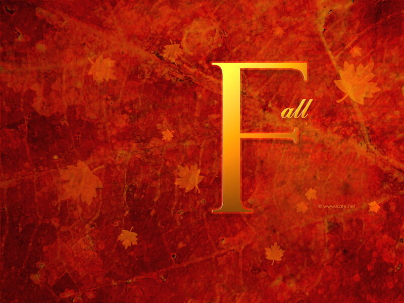 Golden Letter F with Leaves