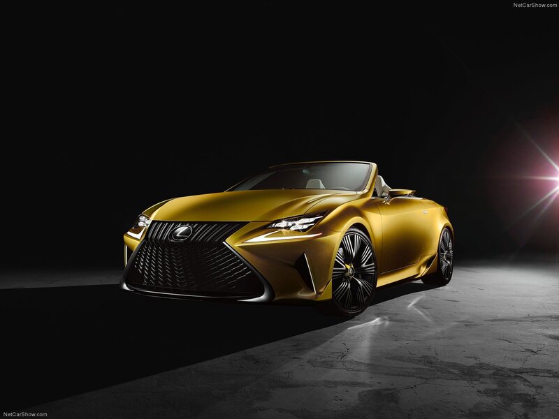 Golden Lexus Convertible