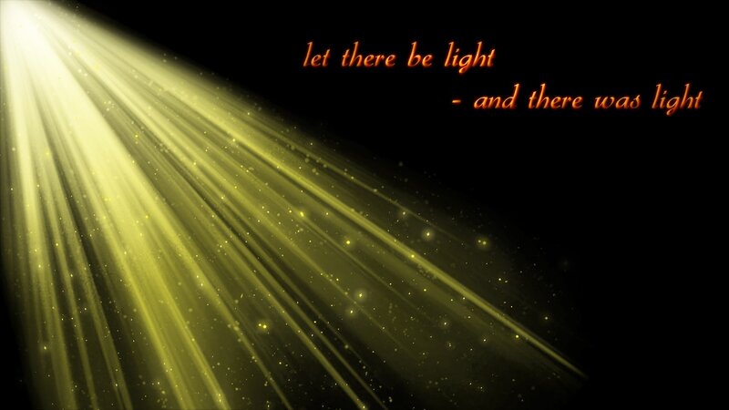 Golden Light Beams — Yellow