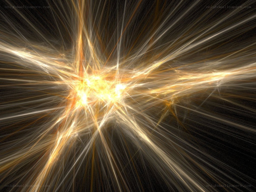 golden light burst