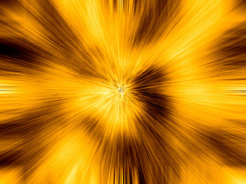 Golden Light Burst — Yellow, Intense