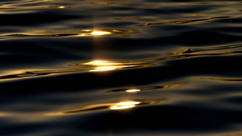 Golden Light on Water — Gold