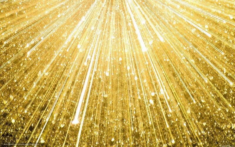 golden light rays