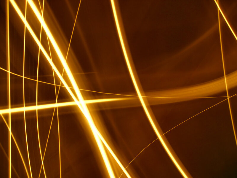 golden light streaks abstract