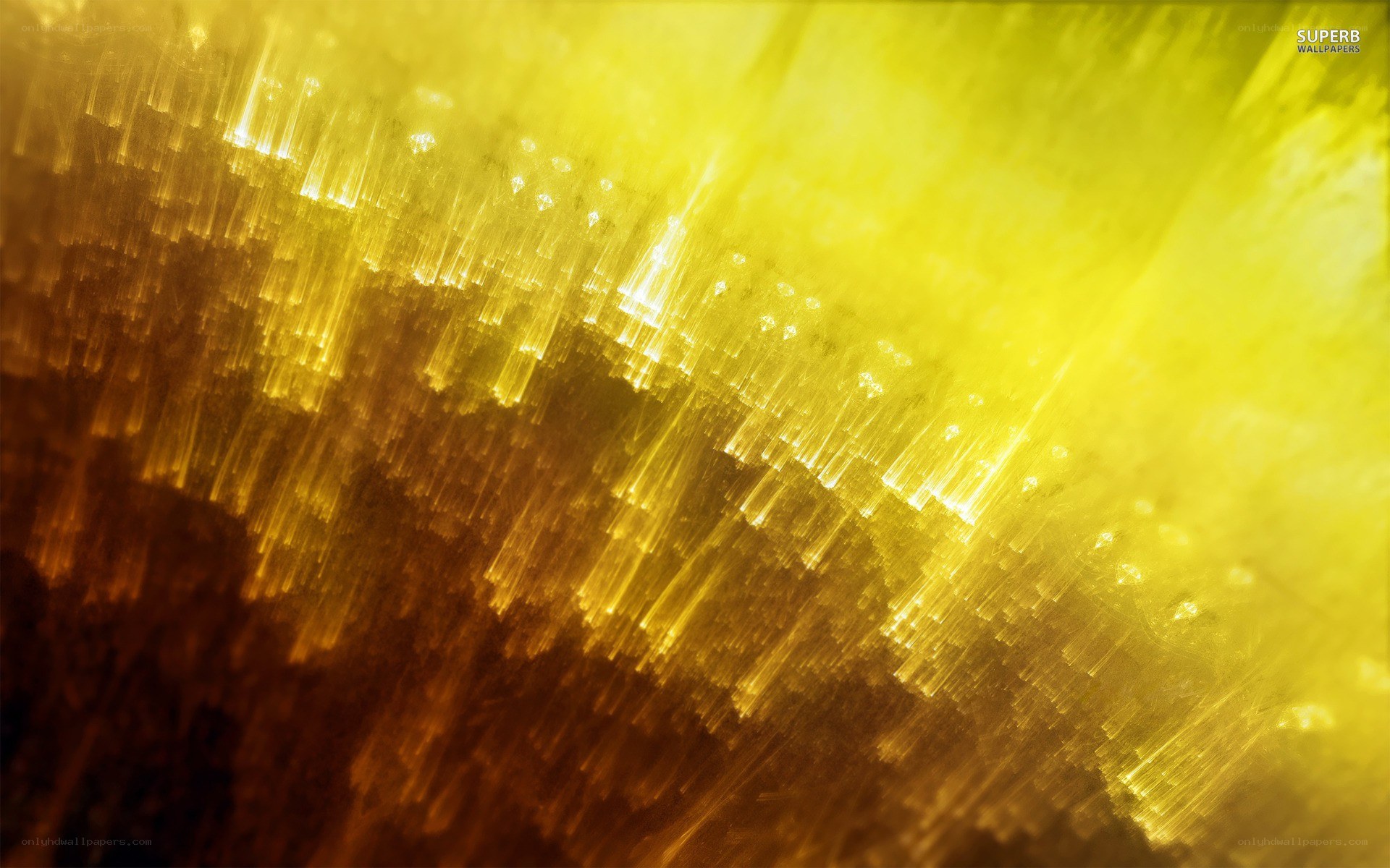 golden light streaks abstract