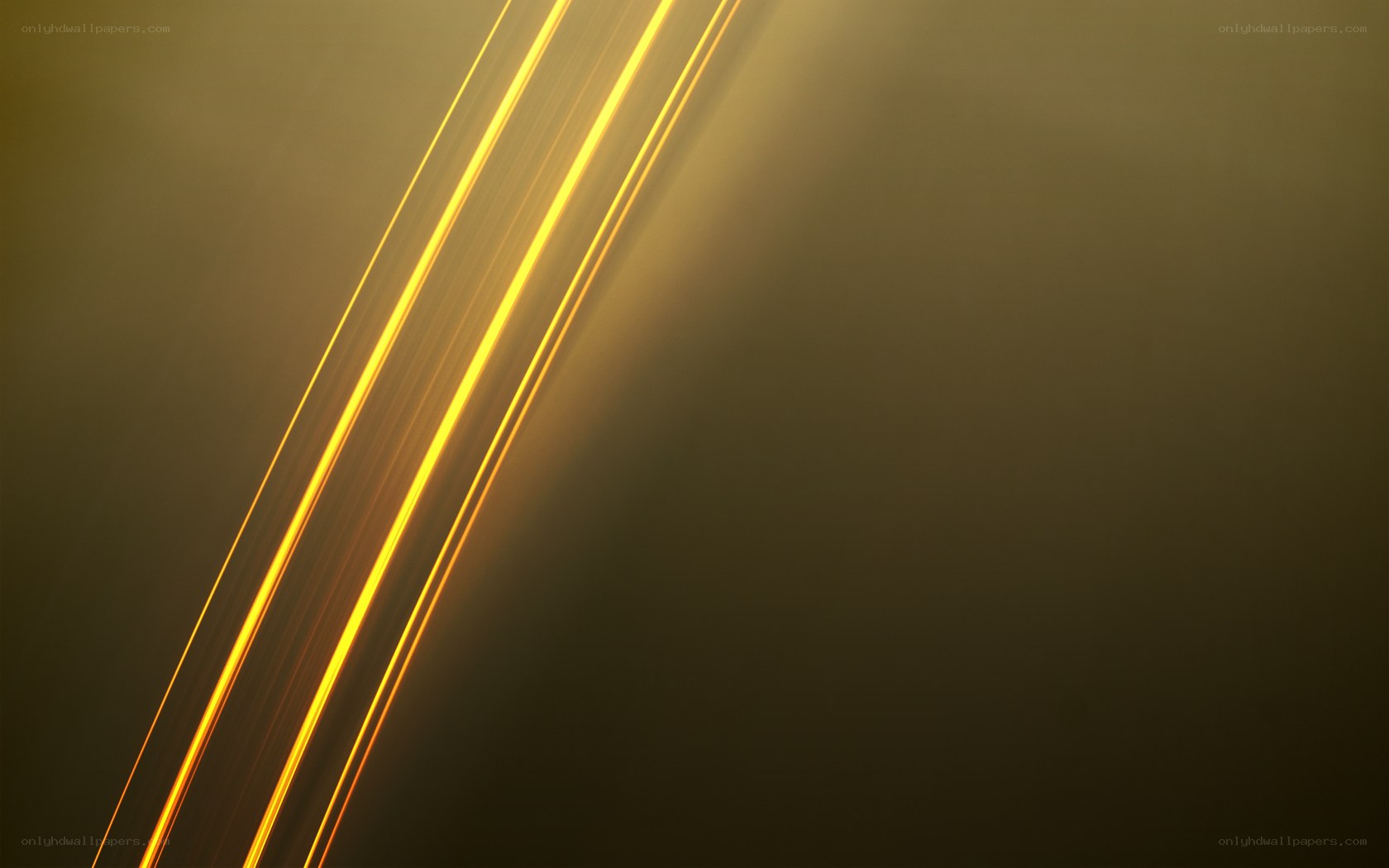 golden light streaks on dark background