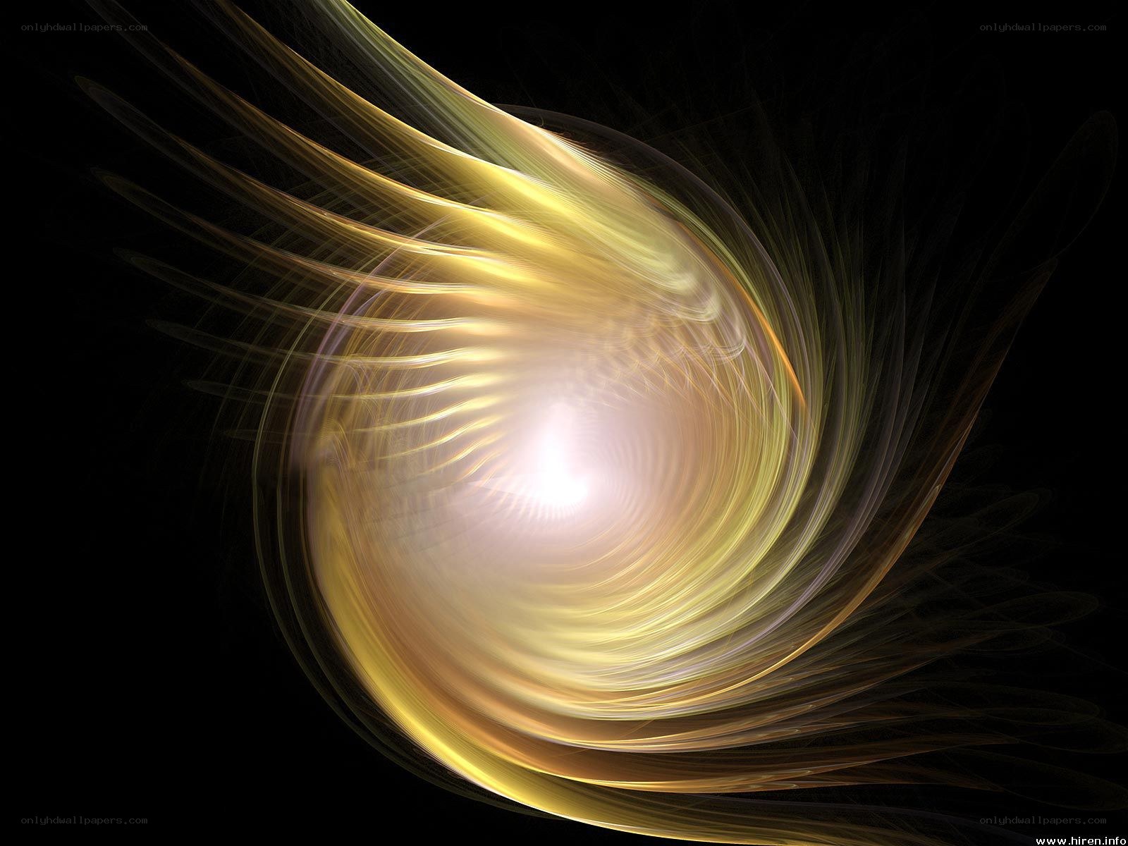 golden light swirl