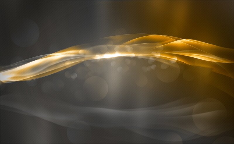 golden light waves abstract