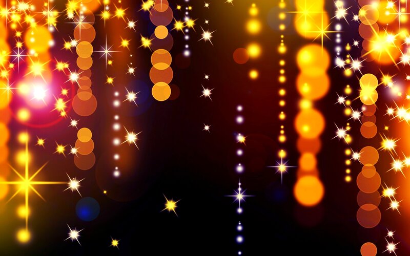 Golden Lights and Stars