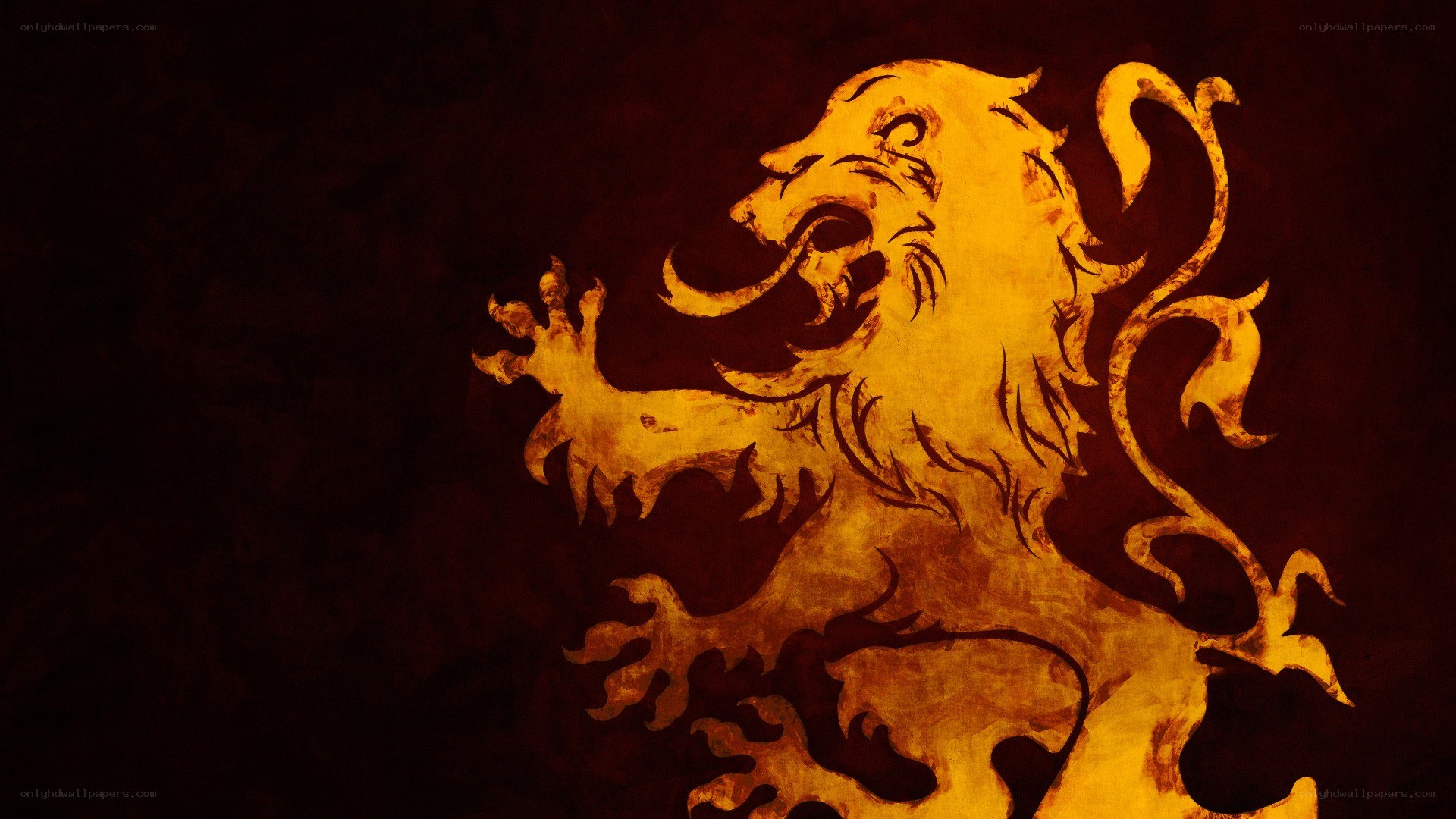 golden lion emblem