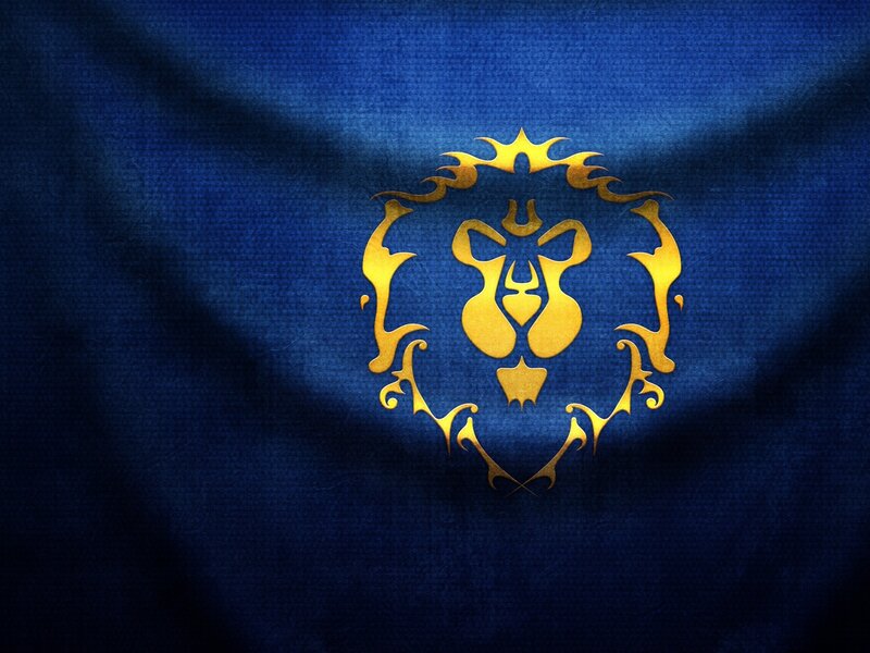 Golden Lion Emblem — Blue