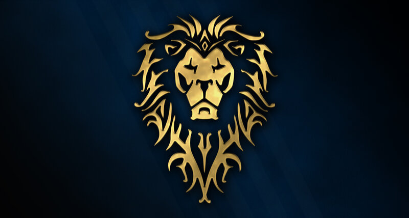 Golden Lion Emblem — Gold, Dramatic, Digital Art