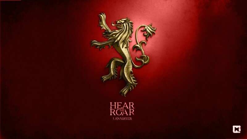 Golden Lion Sigil — Red