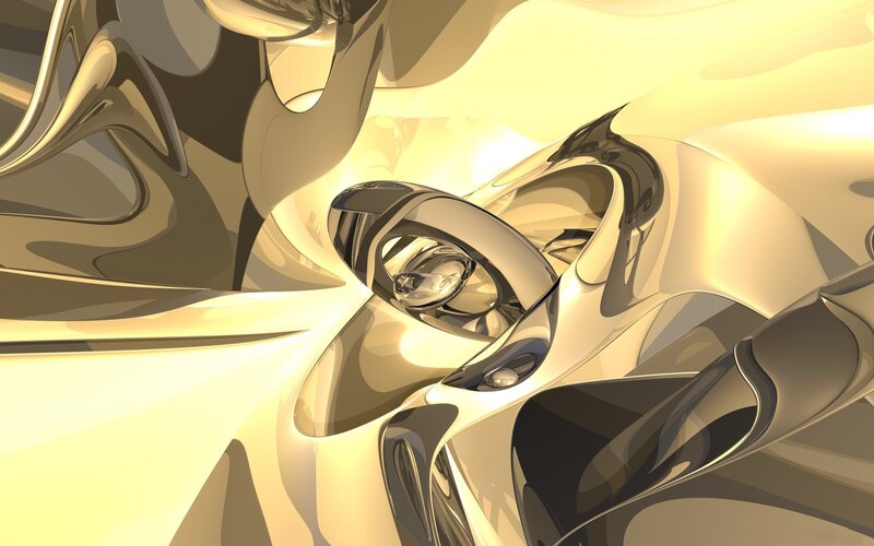 golden liquid abstract
