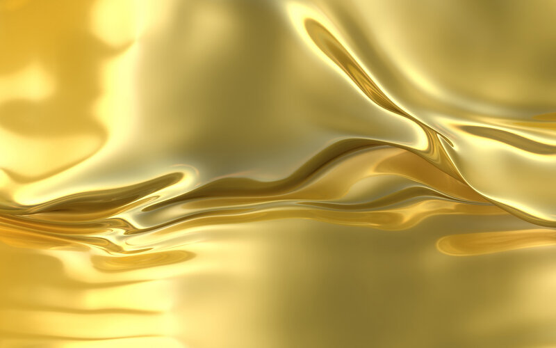 Golden Liquid Surface