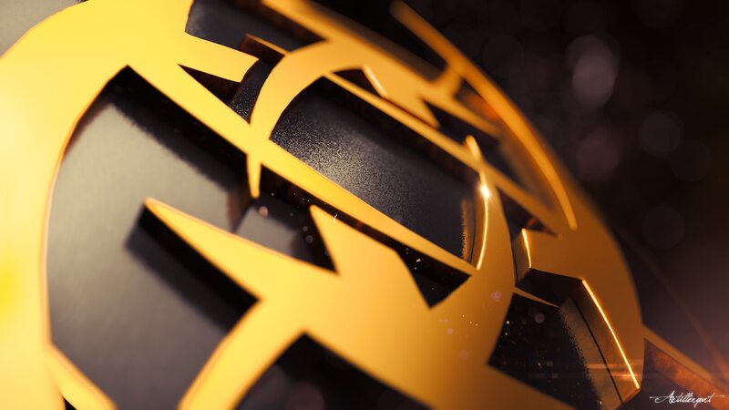 Golden Logo Symbol — Gold