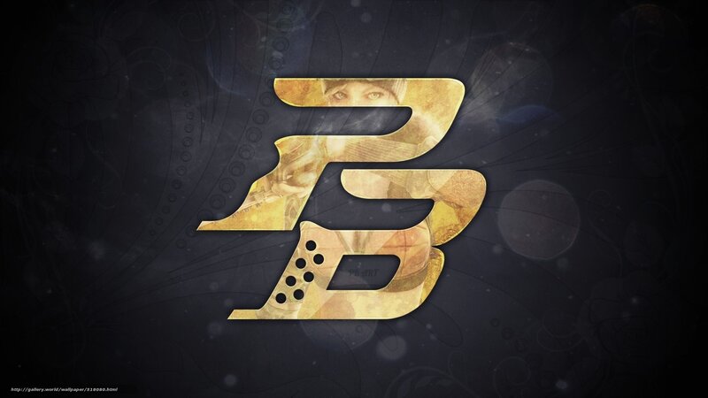 golden logo with hidden face