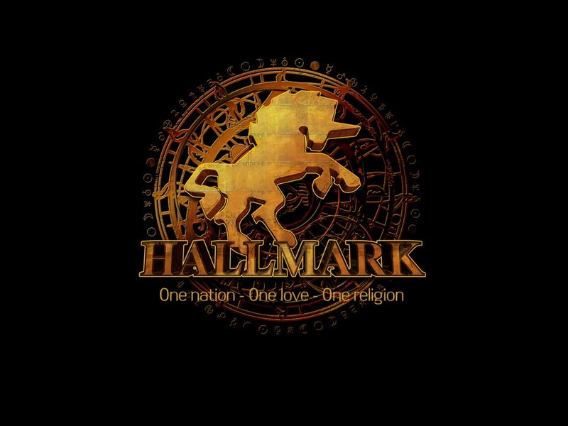 Golden Logo with Horse