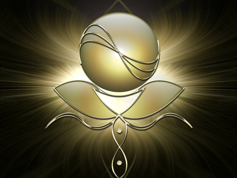 Golden Lotus Symbol