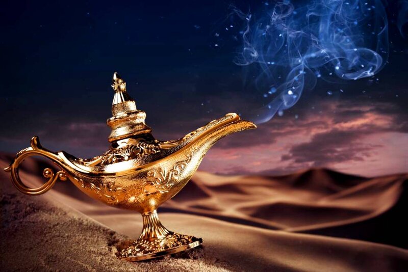 Golden Magic Lamp