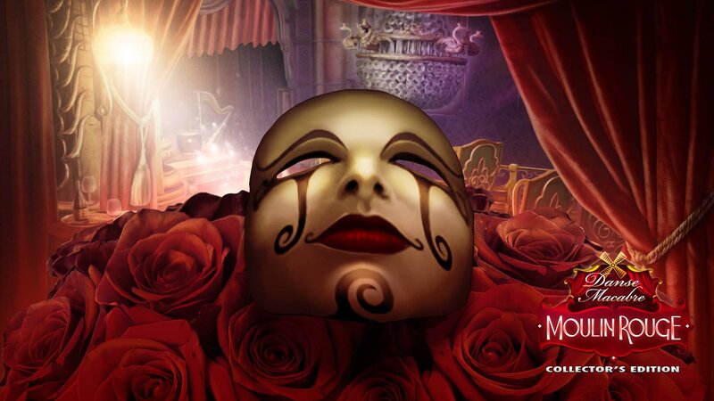 Golden Mask Among Roses
