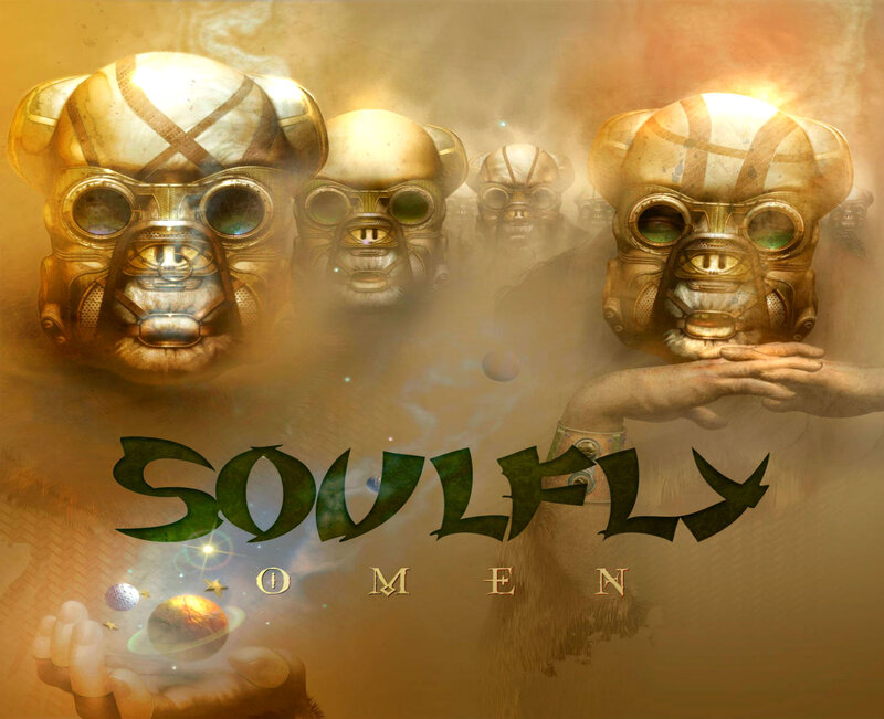 Golden Masks with Hands