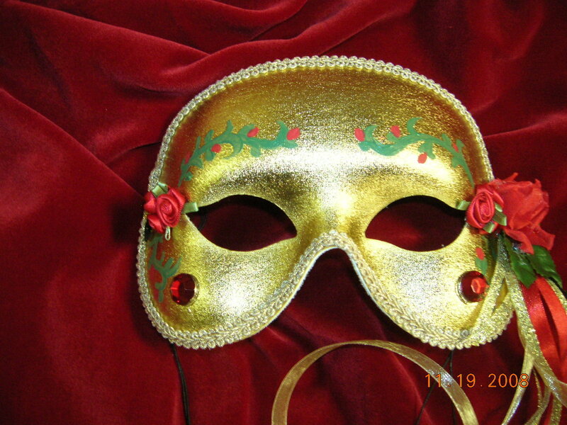 Golden Masquerade Mask — Gold