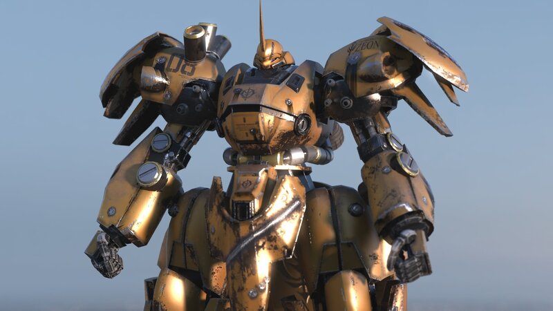 Golden Mecha Robot — Gold