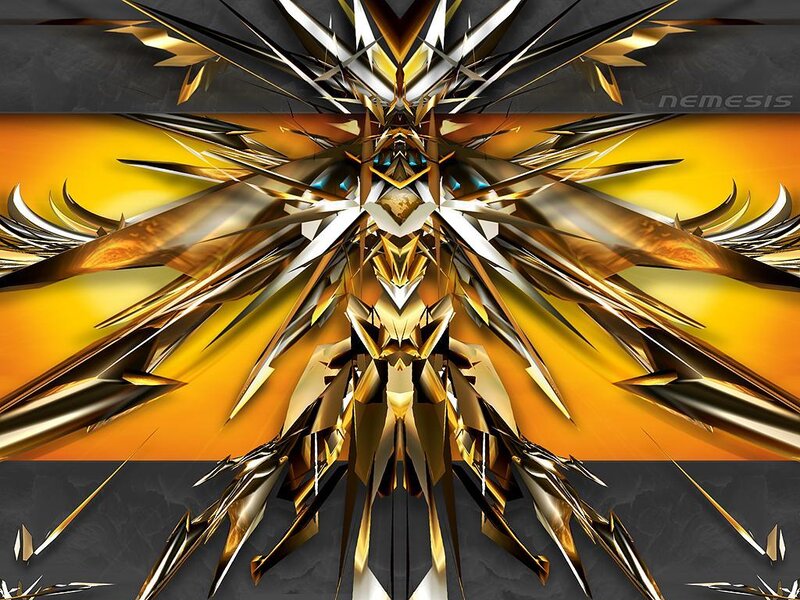 golden mechanical angel